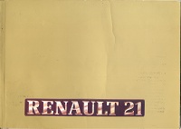 Descargar manual de usuario del Renault 21 fase 1