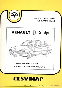 Informe técnico CESVIMAP Nº 53 (1991). Renault 21 5 puertas.